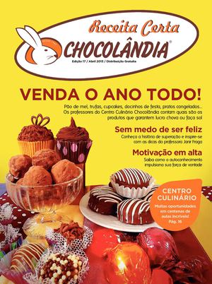Revista Receita Certa Chocolândia - Venda o ano todo!