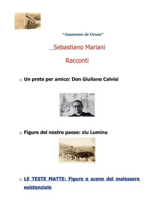 Sebastiano Mariani: Racconti