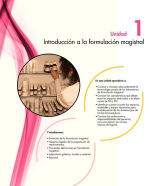 Introducción a la Formulación Magistral Mc Graw Hill