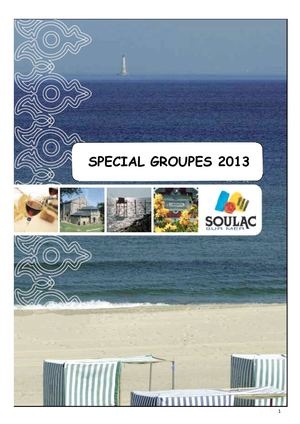 Brochure "Spécial Groupe 2013"