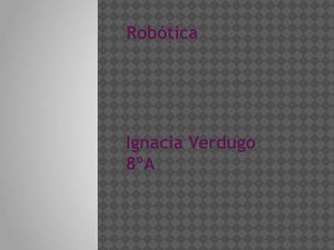 Robótica(: