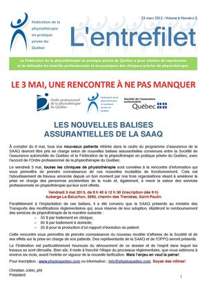 L'Entrefilet - Volume 6, numéro 2