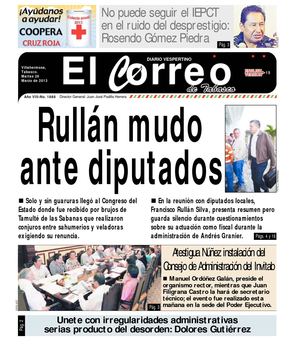 Martes 26 de Marzo del 2013, El Correo de Tabasco