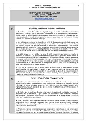 073. ESCUELA MODERNA: MATRIZ CONSTITUTIVA