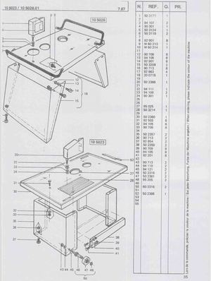 Vue éclatée du Kity K5