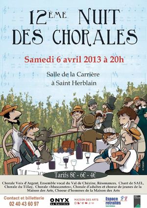 NUITE DES CHORALES - PROGRAMME 2013