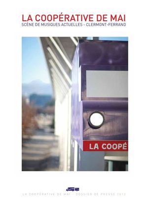 Dossier de presse Coopérative de Mai 2013