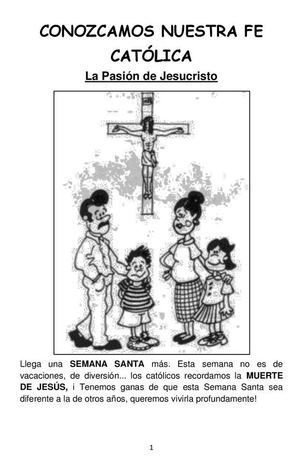 LA PASION DE JESUCRISTO