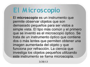 El Microscopio