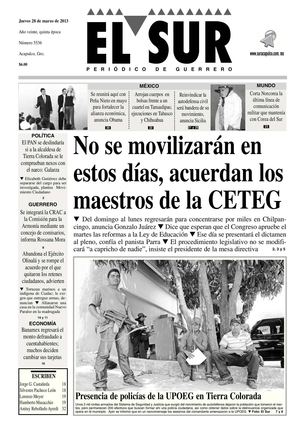 El Sur 28 de marzo de 2013