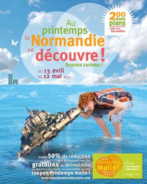 Brochure "Au printemps, la Normandie se découvre !" - Edition 2013