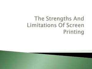 Advantages & Disadvantages of Screen Printing