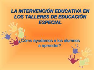 PRESENTACIÓN DE LA REUNIÓN DE PROFESORES