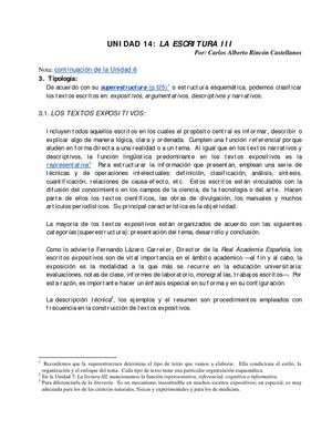 la escritura 