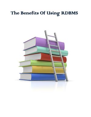 Pros Of Using Relational DBMS