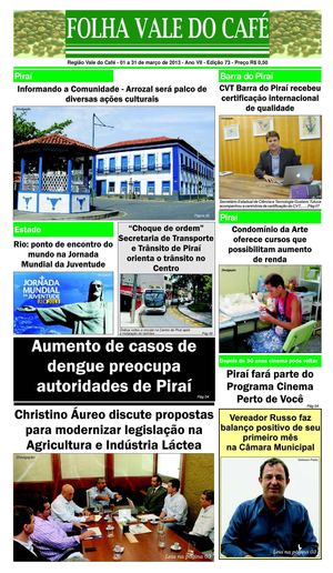 Edição 73 Jornal Folha Vale do Café 