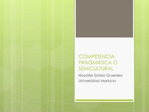 Competencia Pragmática