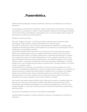 nanorobotica 