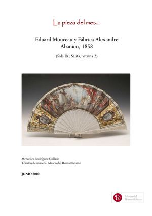 Pieza del mes: Abanico de E. Moreau y Fábrica Alexandre, 1858