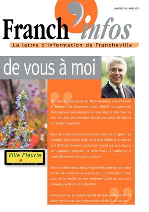 Franch'Infos avril 2013
