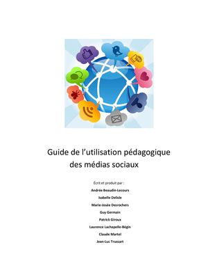 Guide de l’utilisation pédagogique des médias sociaux