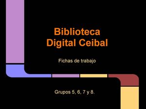 Biblioteca Digital Ceibal 5, 6, 7 y 8