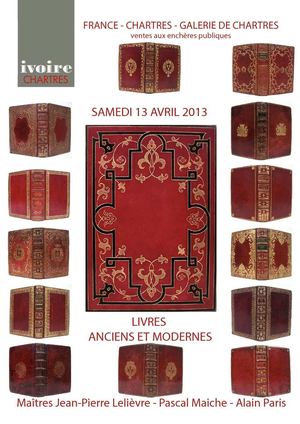 LIVRES ANCIENS ET MODERNES 13-04-2013 