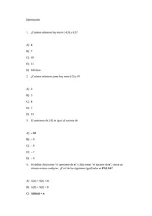 Ejercicios