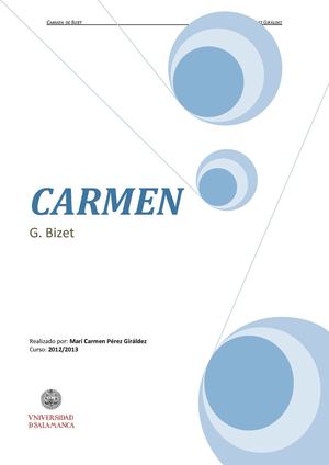 "Carmen", Bizet.