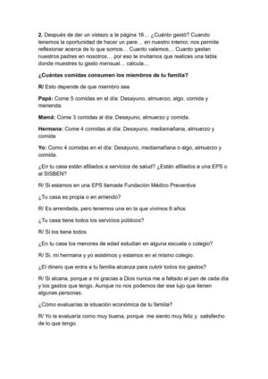 Mis recursos economicos