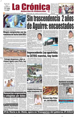 La Crónica 2 de abril 2013