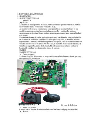 partes del computador(hardware partes externas)