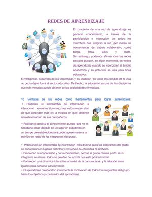 REDES DE APRENDIZAJE
