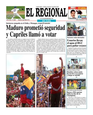 El Regional del Zulia 03-04-2013