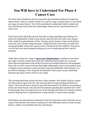 Calameo You Will Have To Understand For Phase 4 Cancer Cure