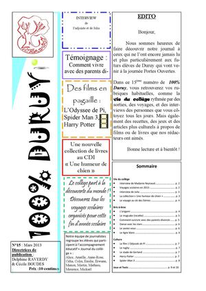 100% Duruy n°15 - Mars 2013