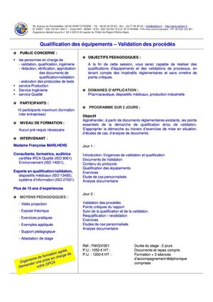 Plaquette formation qualification équipements [Mode de compatibilité]