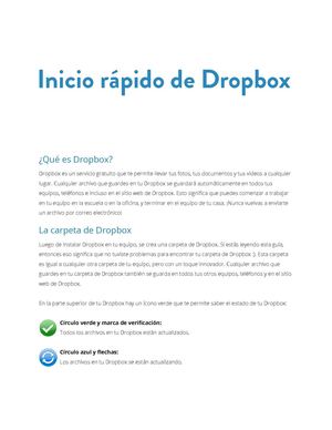 Uso de Dropbox