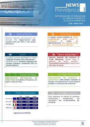 Previdenza News n.28 - Marzo 2013 - CA