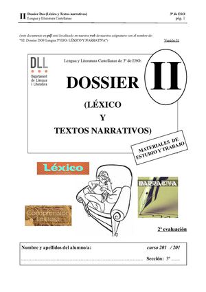 02.Dossier_DOS_Lengua_3o_ESO_LEXICO_Y_NARRATIVA