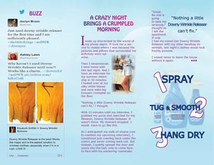 Downy Wrinkle Releaser Media Kit