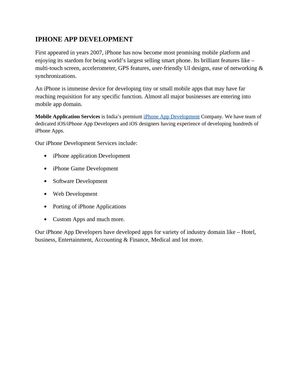Calaméo - iPhone App Development