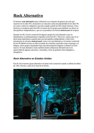 Rock Alternativo