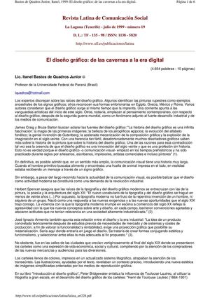 El diseño grafico de las cavernas