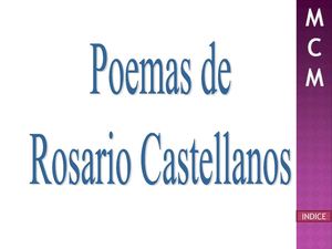 Poemas Rosario Castellanos 2