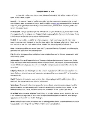 38-Top Cydia Tweaks Of 2013