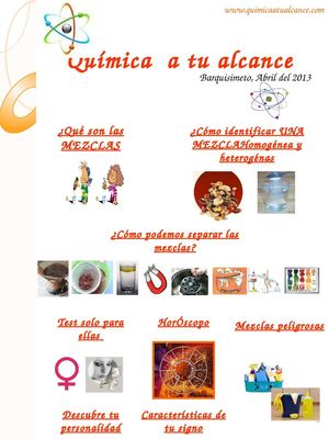 MEZCLAS (Tipos y Técnicas de separación)