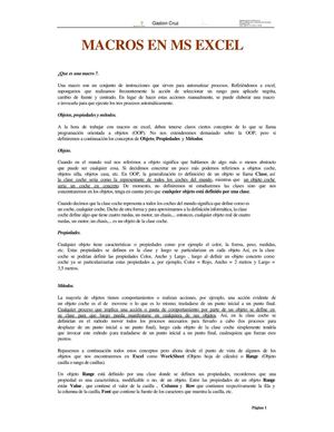 macros exel
