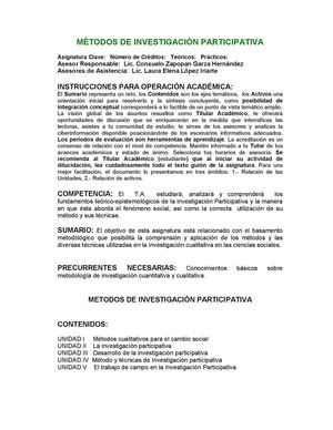 Investigación participativa