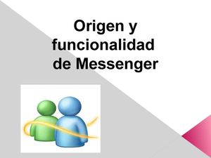 origen del messenger
